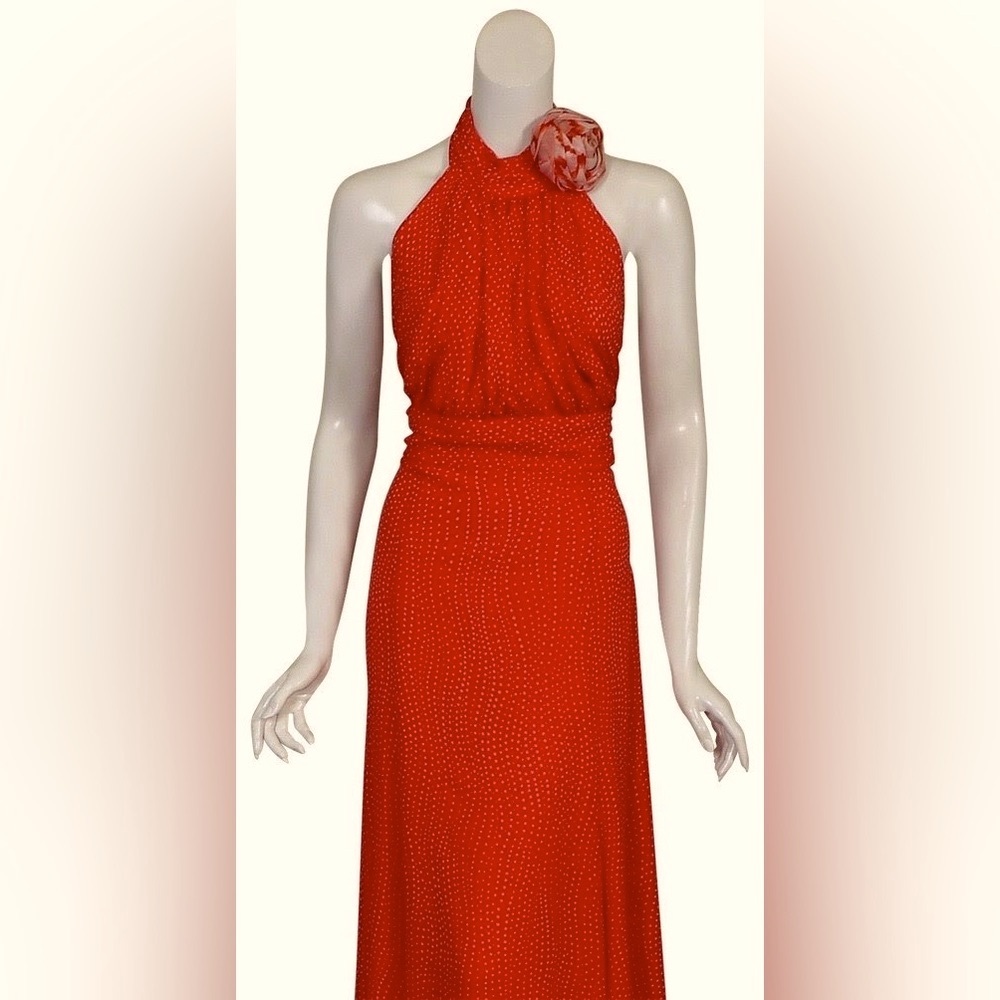 🍄 Stunning NWT formal authentic ESCADA gown w matching shoes!🍄 - Picture 14 of 15